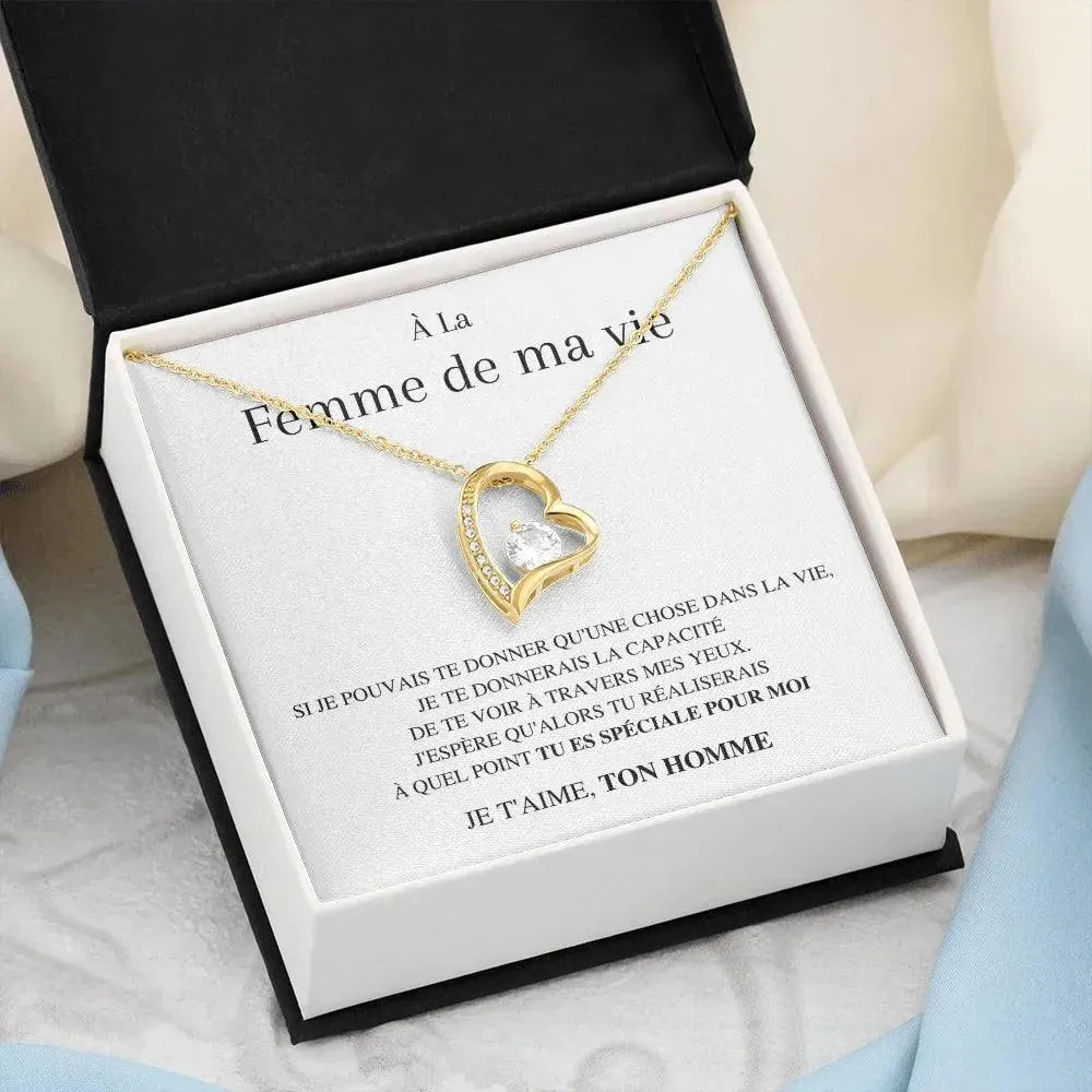 Mon - Plus beau cadeau de la vie - Collier en cœur - Radiant Memories