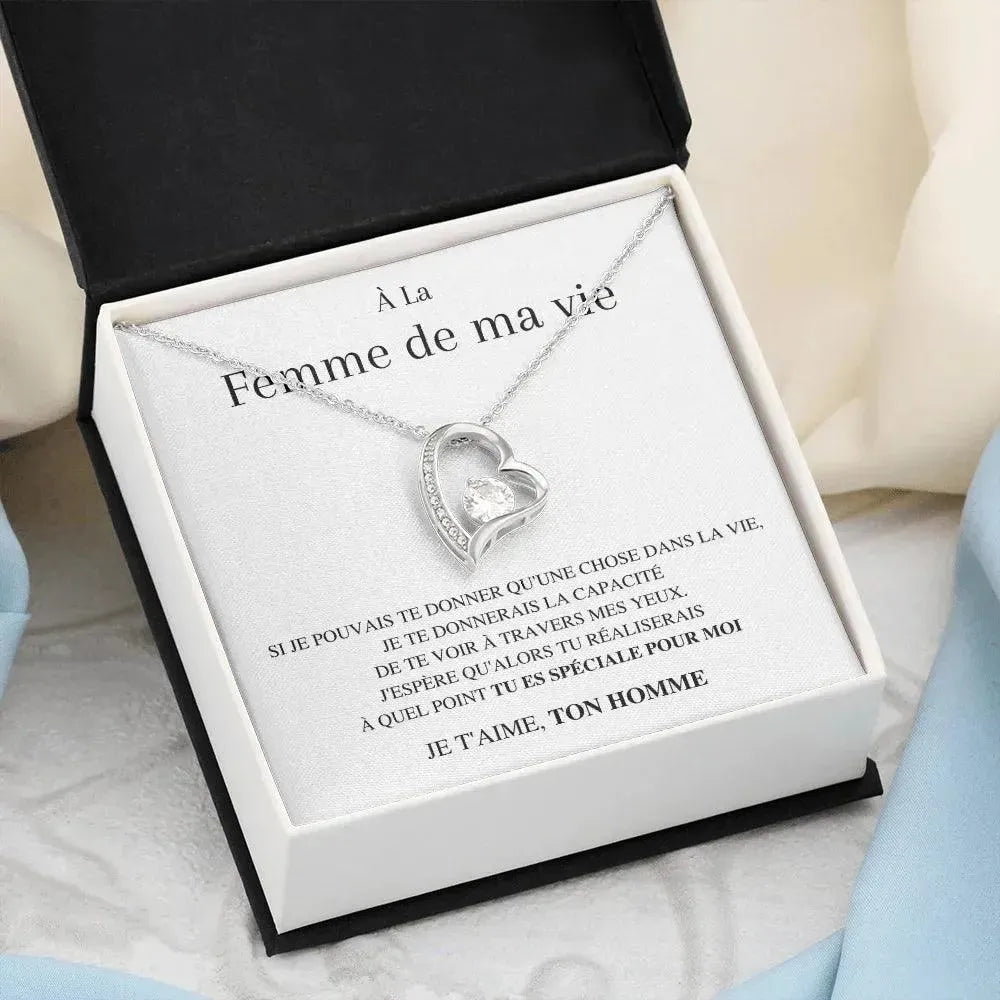 Mon - Plus beau cadeau de la vie - Collier en cœur - Radiant Memories