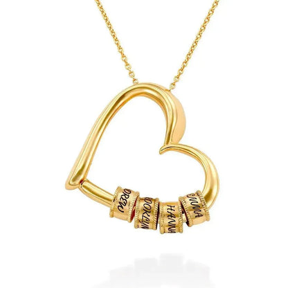 Para la Madre de Nuestros Hijos - La Mejor Mamá del Mundo - Collar de Corazón Personalizable 