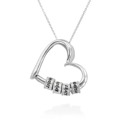 Para la Madre de Nuestros Hijos - La Mejor Mamá del Mundo - Collar de Corazón Personalizable 