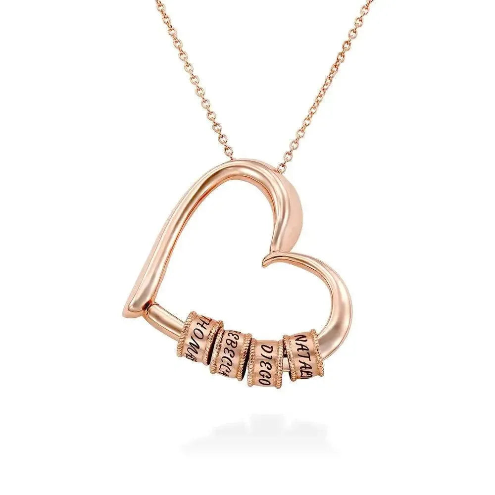 Para la Madre de Nuestros Hijos - La Mejor Mamá del Mundo - Collar de Corazón Personalizable 