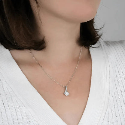 My Love - Everytime I see you, I Fall in Love All Over Again - Ribbon Necklace - Radiant Memories