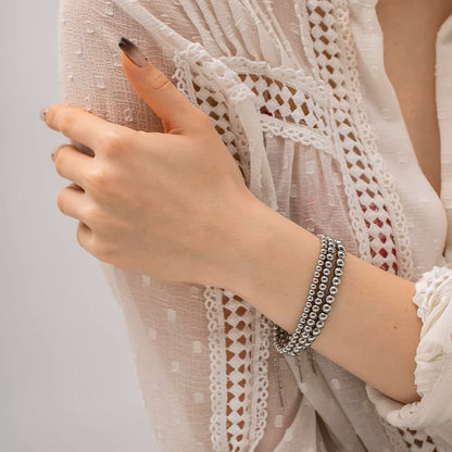 Stainless Steel Bead Bracelet
