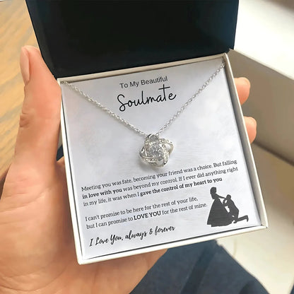 Soulmate - Lover and Best Friend - Promise Necklace - Radiant Memories