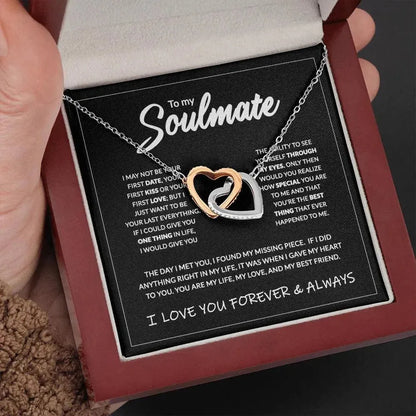 Soulmate - You Complete Me - Love Necklace - Radiant Memories