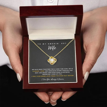 Wife - Did Everything Together - Anniversary Love Necklace - Radiant Memories