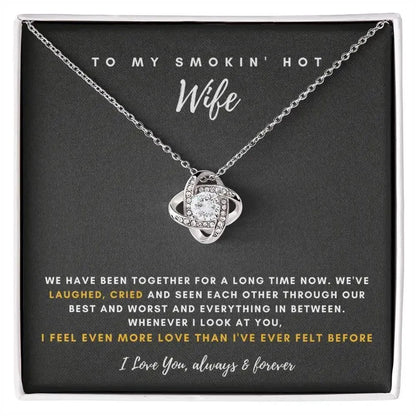 Wife - Did Everything Together - Anniversary Love Necklace - Radiant Memories